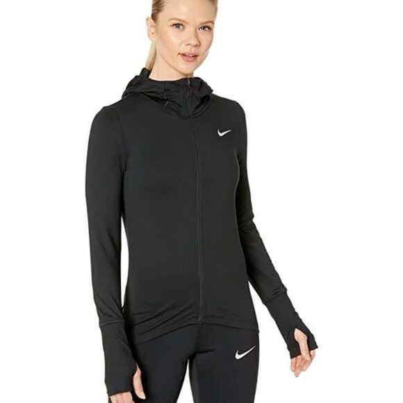 Nike Jackets & Blazers - Nike element hoodie full zip collared bbl jacket